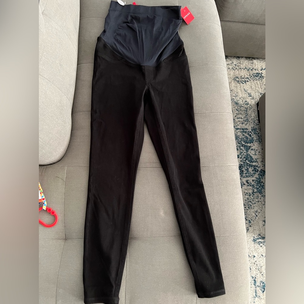 Spanx mamma ankle jean-ish leggings - medium - maternity